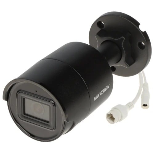Hikvision Cameră supraveghere DS-2CD2086G2-IU 4K Bullet IP AcuSense, lumină stroboscopică și avertizare sonoră, negru – HIKVISION DS-2CD2086G2-IU(2.8mm)(C)(BLACK)