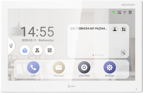 HIKVISION DS-KH9510-WTE1(B) – Hikvision DS-KH9510-WTE1(B) – Stație interioară All-in-One, ecran tactil 10.1″, Android, Wi-Fi, video interfon Hikvision DS-KH9510-WTE1(B) – Stație interioară All-in-One, ecran tactil 10.1″, Android, Wi-Fi, video interfon – HIKVISION DS-KH9510-WTE1(B)