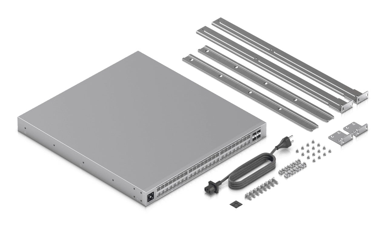 Switch Profesional Ubiquiti 48 porturi GbE PoE+++ 2SFP28 25G Layer3, Etherlighting™, USW-Pro-XG-48-PoE – Ubiquiti USW-Pro-XG-48