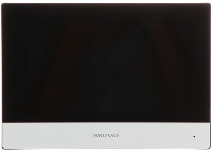 Kit videointerfon IP pe 2 fire, monitor tactil 7 inch, cameră 2MP, Wi-Fi, Hik-Connect, Hikvision - DS-KIS703Y-P – HIKVISION DS-KIS703Y-P