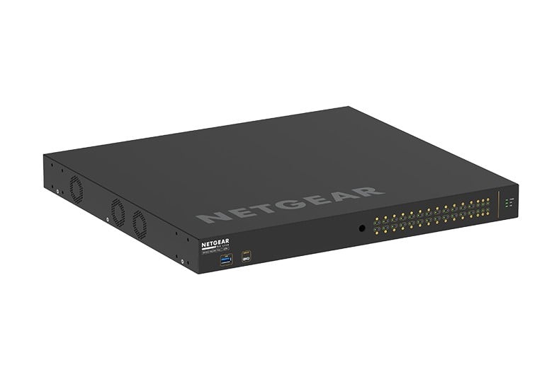 NETGEAR M4250-26G4XF-PoE+ Switch Fully Managed L2/L3 24×1G PoE+ + 2×1G + 4×10G SFP+ – Netgear GSM4230PX-100EUS