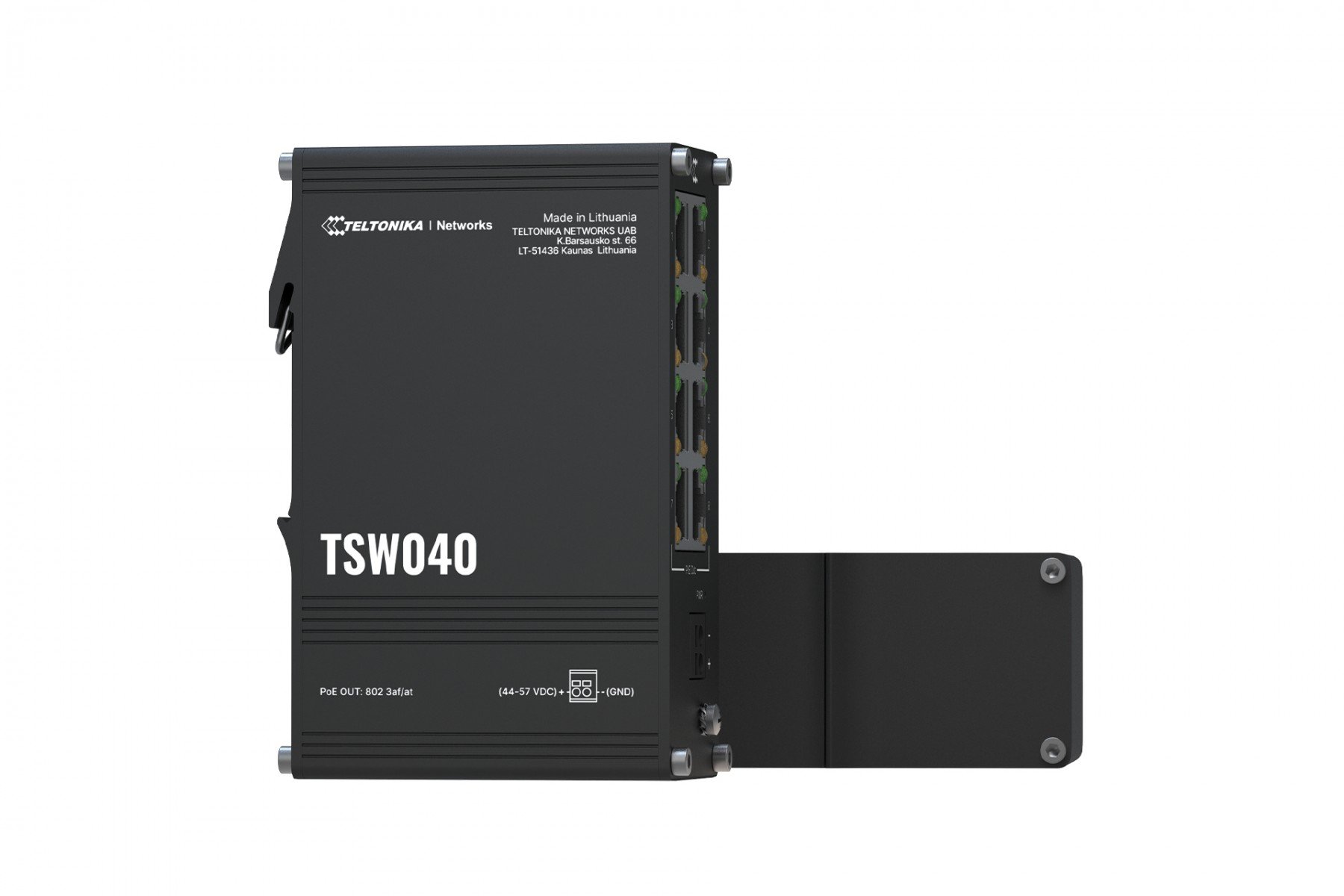 TSW040000000 | Teltonika | Teltonika NETWORKS TSW040 8-Port PoE+ Switch Fara management Fast Ethernet (10/100) Power over Ethernet (PoE) Suport Negru Teltonika NETWORKS TSW040 8-Port PoE+ Switch Fara management Fast Ethernet (10/100) Power over Ethernet (PoE) Suport Negru