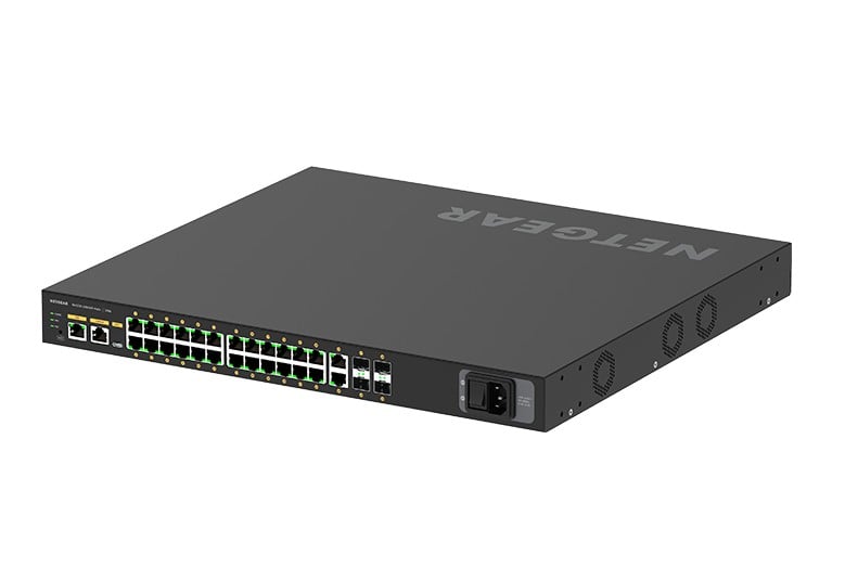 NETGEAR M4250-26G4XF-PoE+ Switch Fully Managed L2/L3 24×1G PoE+ + 2×1G + 4×10G SFP+ – Netgear GSM4230PX-100EUS