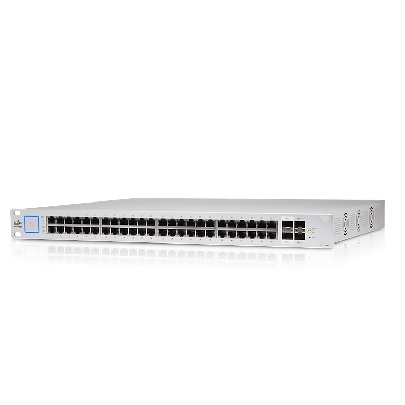 Ubiquiti Networks UniFi US-48-500W switch-uri Gestionate Gigabit Ethernet (10/100/1000) Power over Ethernet (PoE) Suport 1U Argint