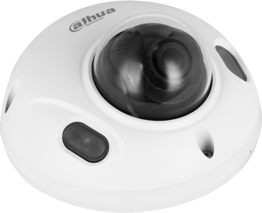 Dahua IPC-HDBW3541F-AS-0280B-S2 Cameră dome 5MP AI, 2.8mm, IR 30m, IP67, IK10, PoE