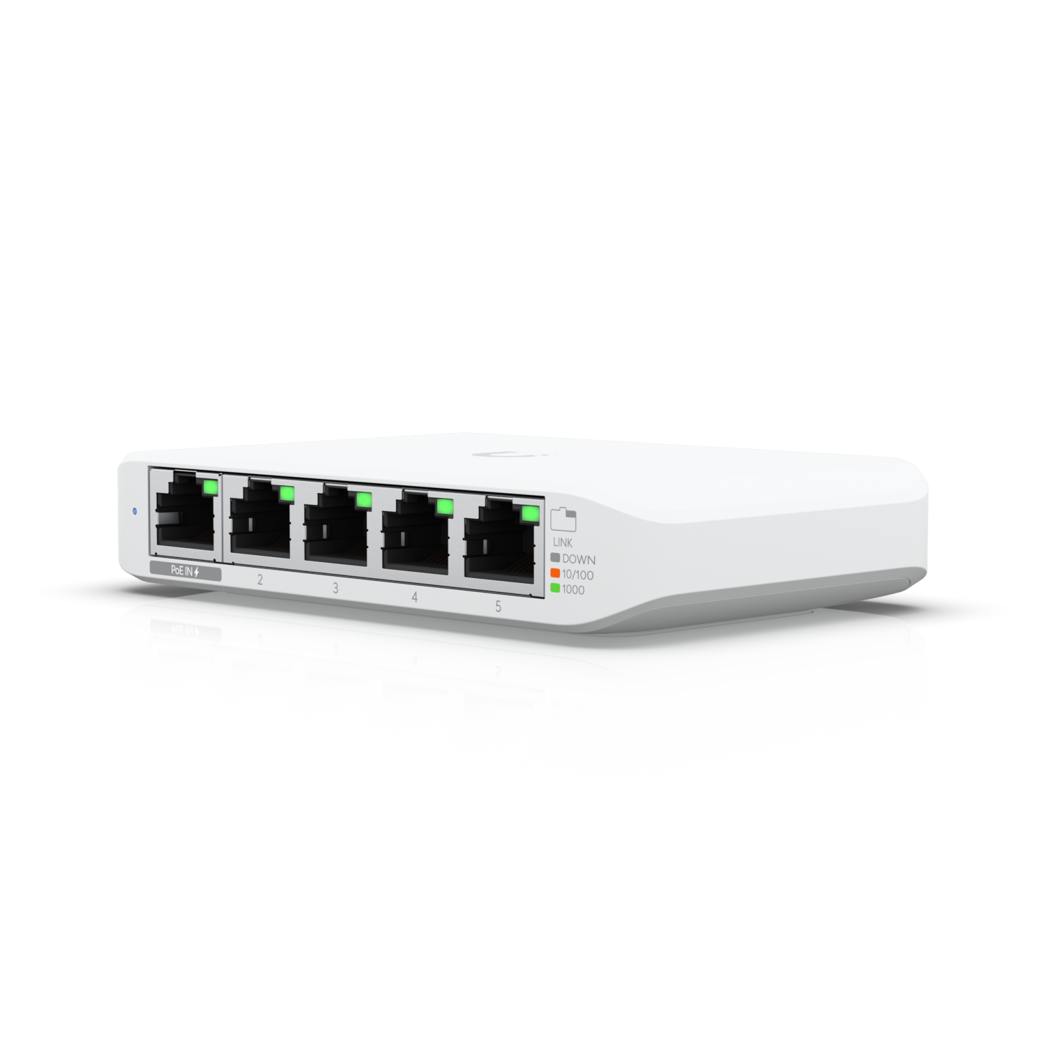 Ubiquiti USW-FLEX-MINI-5 Networks UniFi Switch Flex Mini (5-pack) Gestionate Gigabit Ethernet (10/100/1000) Power over Ethernet (PoE) Suport Alb