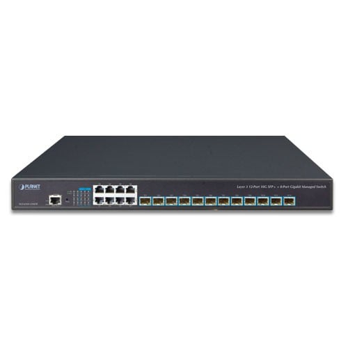PLANET XGS-6350-12X8TR Switch Gestionat L3 Rack 1U 12x10G SFP+ + 8xGigabit RJ-45 – PLANET XGS-6350-12X8TR