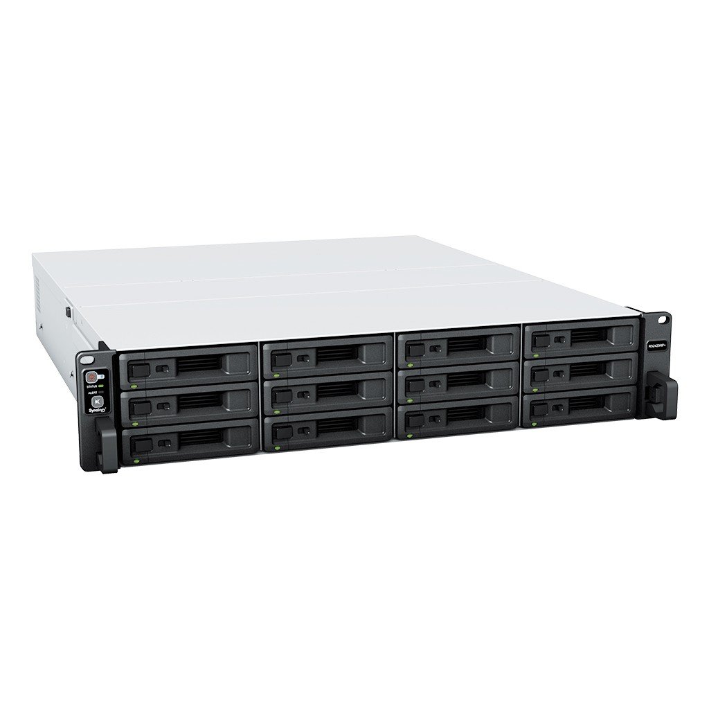 Synology RackStation RS2423RP+ NAS Rackmount 2U 12-Bay AMD Ryzen V1780B – Synology RS2423RP+