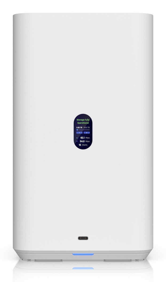 Ubiquiti Network Attached Storage UniFi Desktop 2.5 GbE PoE++, UNAS-2-W – Ubiquiti UNAS-2-W