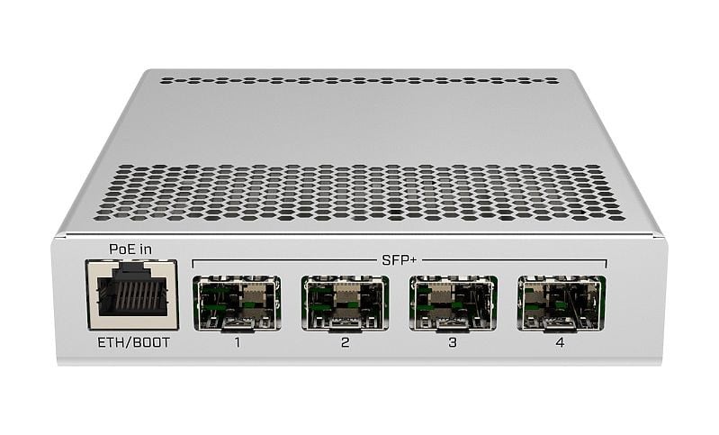 CRS305-1G-4S+IN | Mikrotik | Smart Switch, 1 x Gigabit, 4 x SFP+ 10Gbps - Mikrotik CRS305-1G-4S+IN Smart Switch, 1 x Gigabit, 4 x SFP+ 10Gbps - Mikrotik CRS305-1G-4S+IN