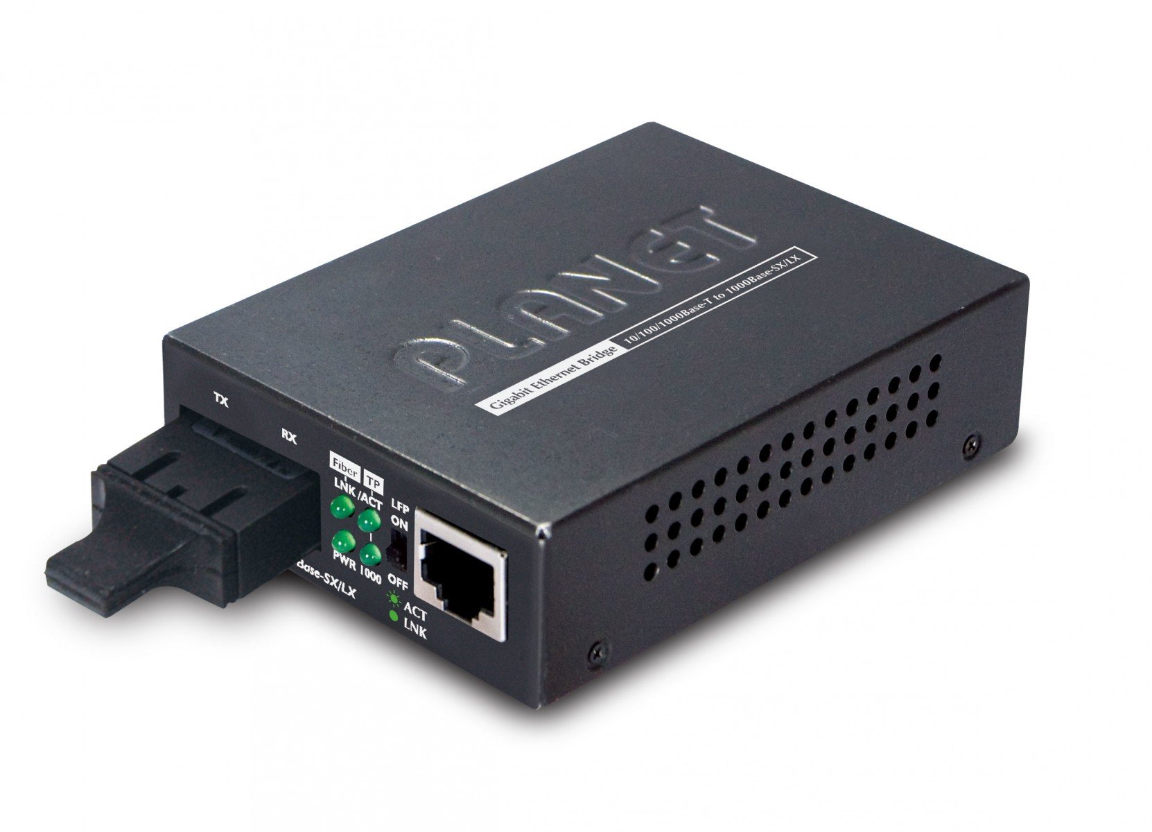 PLANET GT-802S – PLANET GT-802S Convertor Media Gigabit 10/100/1000 → 1000LX Single-Mode 1310 nm PLANET GT-802S Convertor Media Gigabit 10/100/1000 → 1000LX Single-Mode 1310 nm – PLANET GT-802S