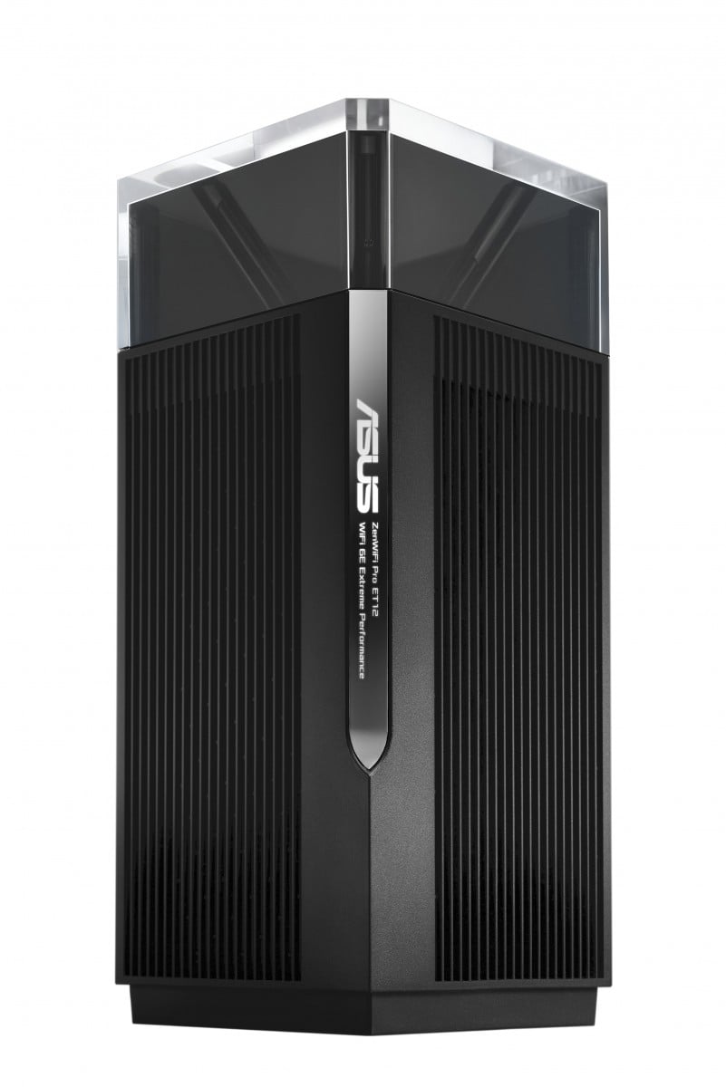 ZenWiFi Pro ET12 (1pk) | ASUS | ASUS ZenWiFi Pro ET12 Tri-band (2.4 GHz / 5 GHz / 6 GHz) Wi-Fi 6E (802.11az) Negru 3 Intern ASUS ZenWiFi Pro ET12 Tri-band (2.4 GHz / 5 GHz / 6 GHz) Wi-Fi 6E (802.11az) Negru 3 Intern