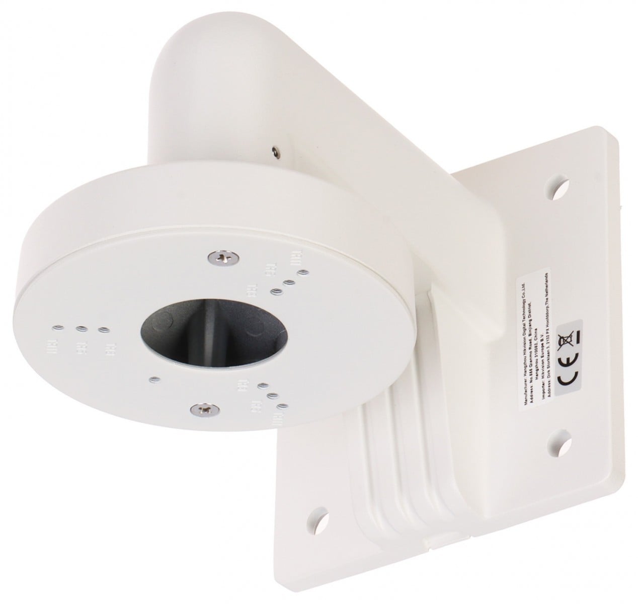 Suport de perete pentru cameră Dome, aliaj de aluminiu și oțel, alb, Hikvision - DS-1272ZJ-110-TRS – HIKVISION DS-1272ZJ-110-TRS