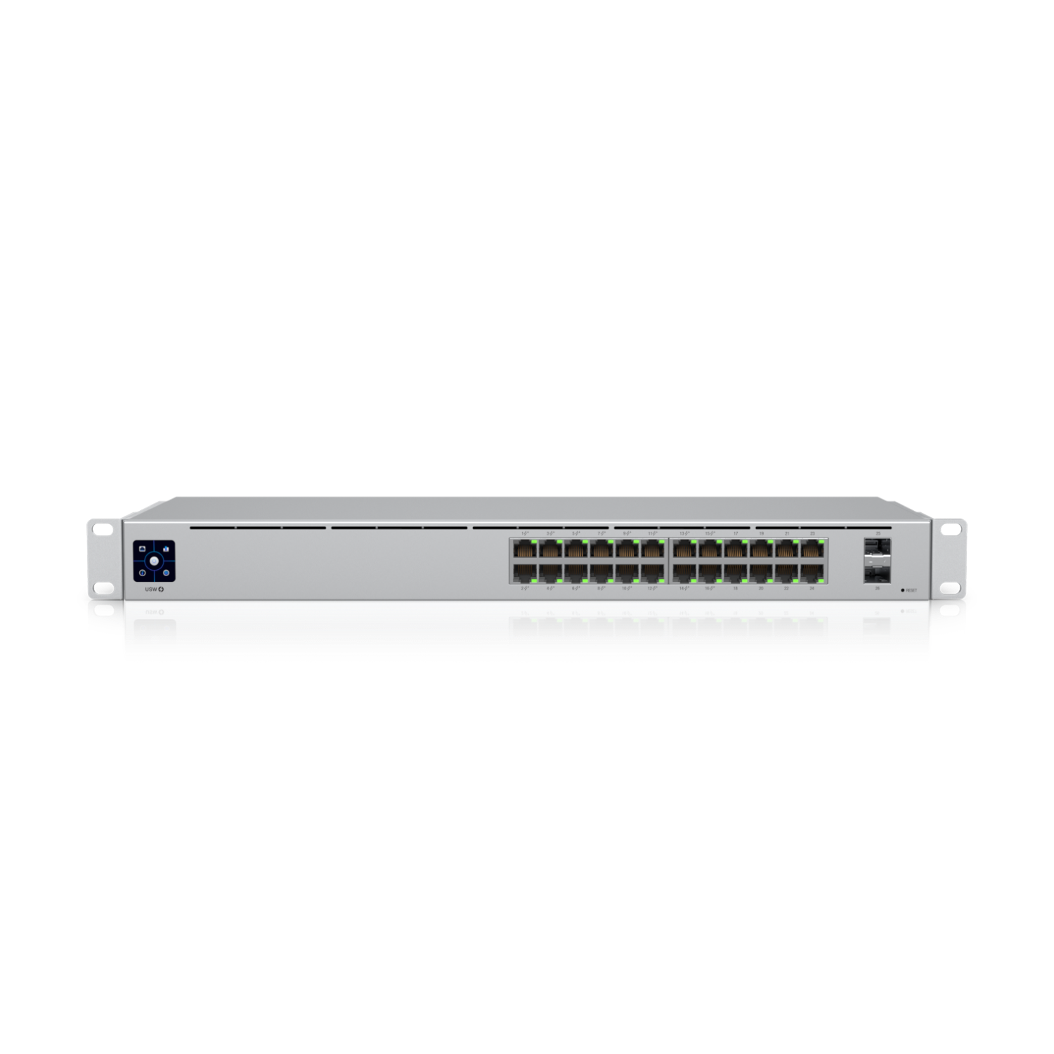 Ubiquiti USW-24-POE UniFi 24-Port PoE Gestionate L2/L3 Gigabit Ethernet (10/100/1000) Power over Ethernet (PoE) Suport 1U Argint
