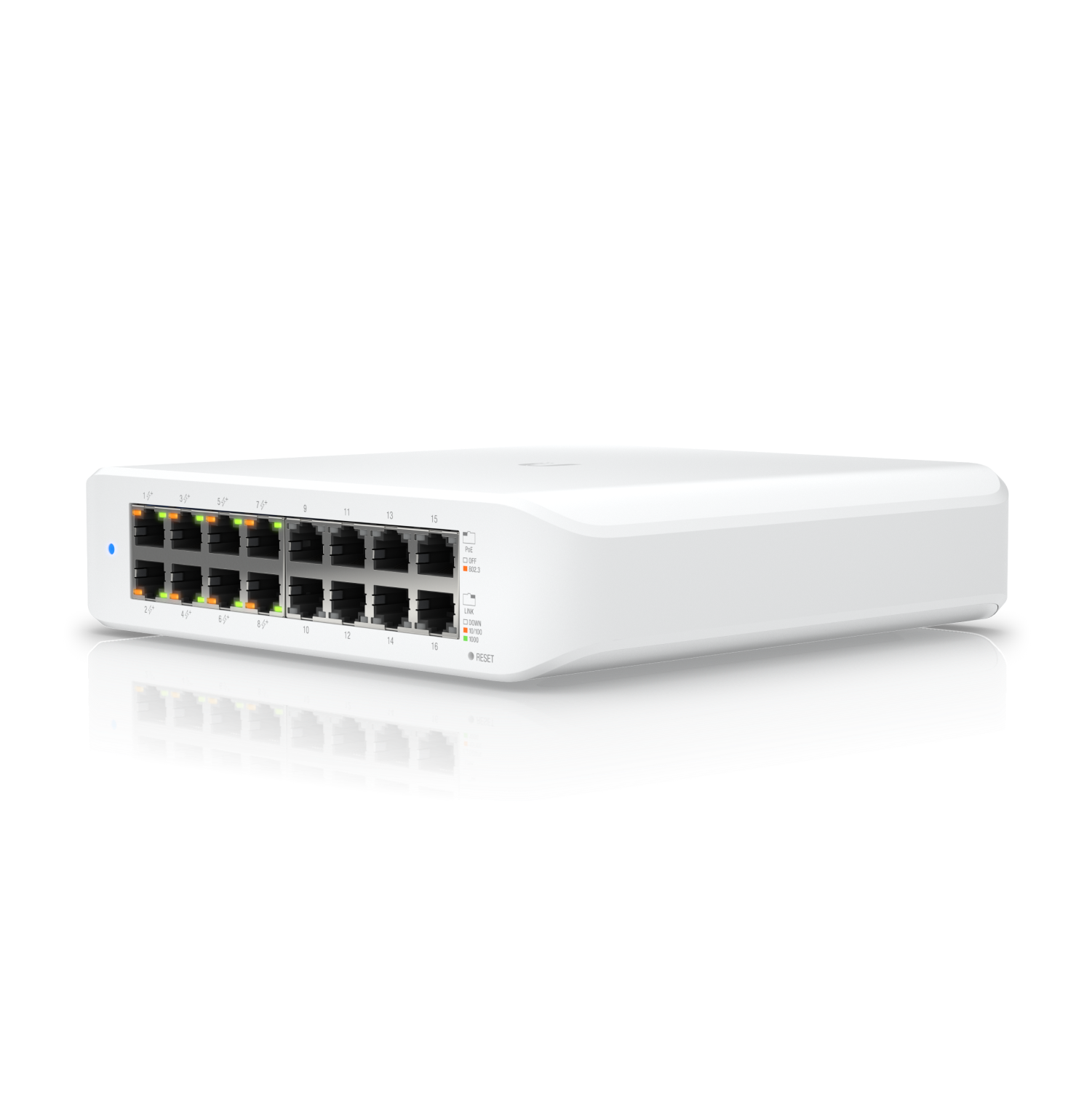 Ubiquiti USW-LITE-16-POE Networks UniFi Switch Lite 16 PoE L2 Gigabit Ethernet (10/100/1000) Power over Ethernet (PoE) Suport Alb