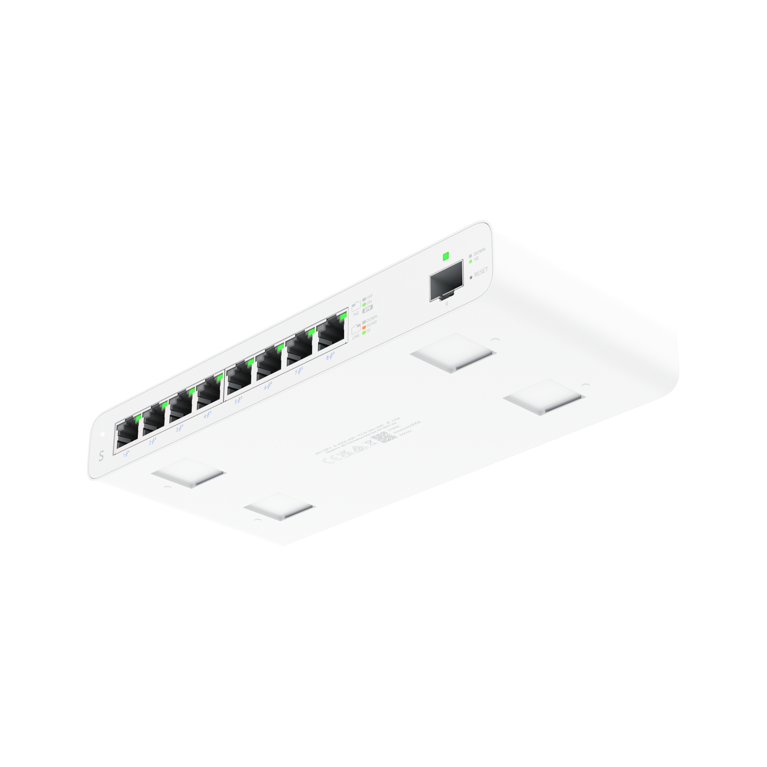 Ubiquiti UISP-S Networks UISP Gestionate L2 Gigabit Ethernet (10/100/1000) Power over Ethernet (PoE) Suport Alb