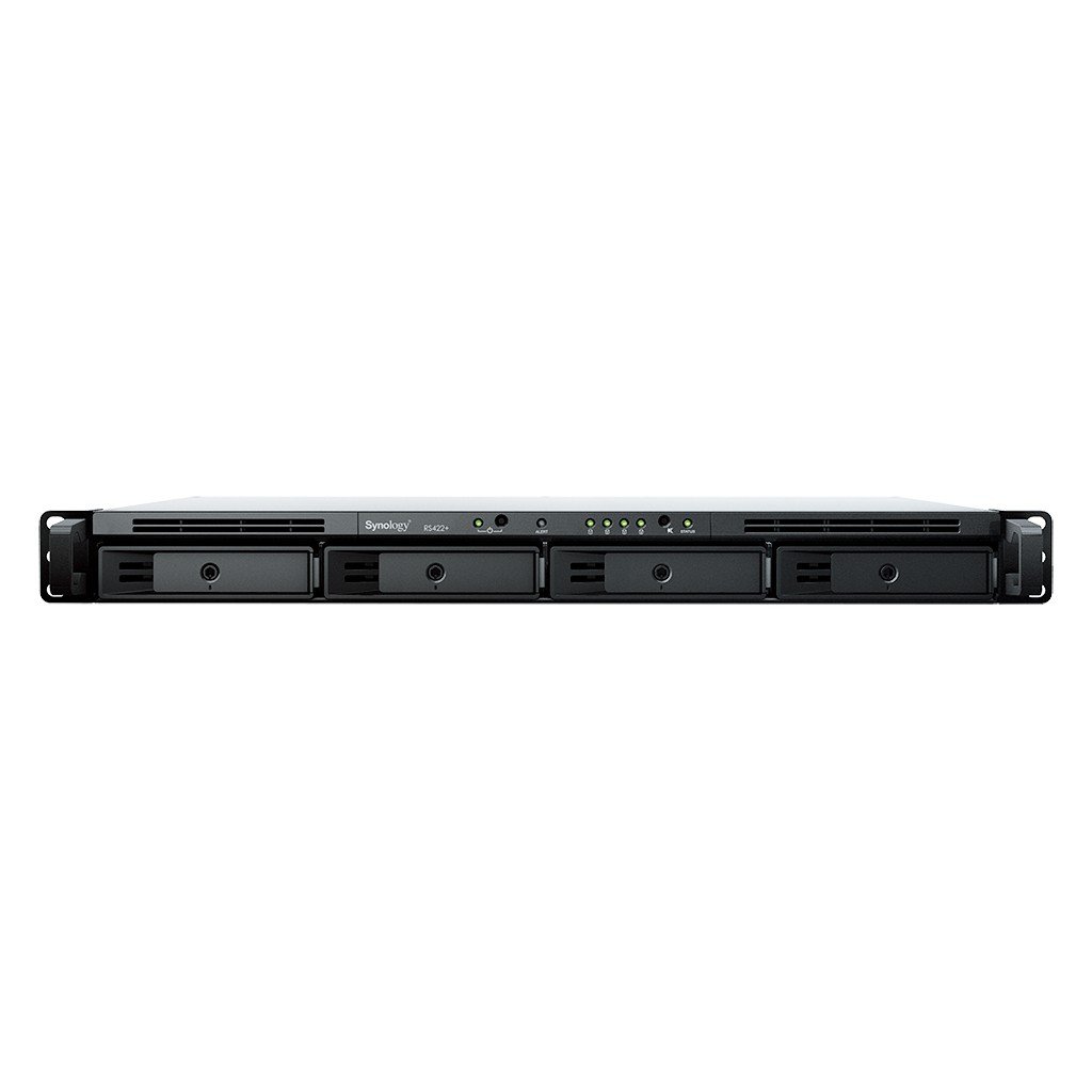 Synology RS422+ – Synology RackStation RS422+ NAS Rackmount 1U 4-Bay AMD Ryzen R1600 Synology RackStation RS422+ NAS Rackmount 1U 4-Bay AMD Ryzen R1600 – Synology RS422+