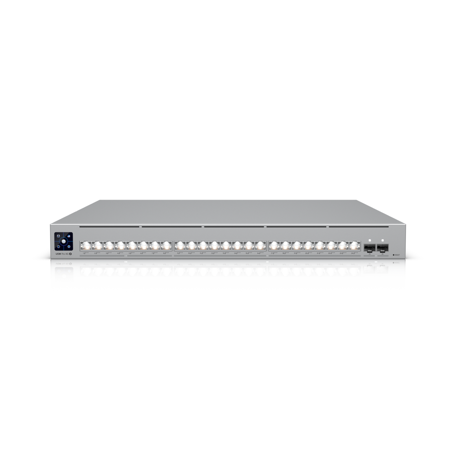 Switch Profesional Ubiquiti 24 porturi GbE PoE+++ 2SFP28 25G Layer3, Etherlighting™, USW-Pro-XG-24-PoE – Ubiquiti USW-Pro-XG-24-PoE