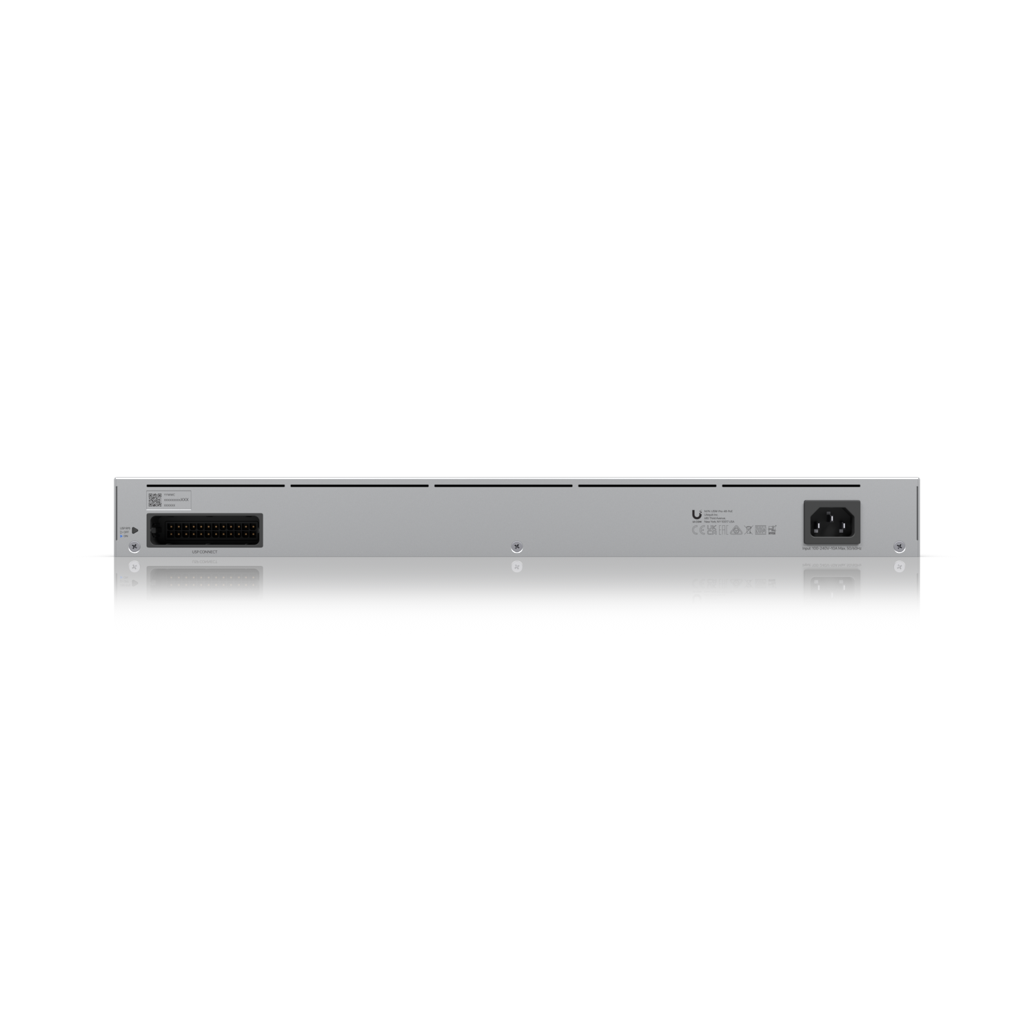 Ubiquiti USW-Pro-48-POE Networks UniFi Pro 48-Port PoE Gestionate L2/L3 Gigabit Ethernet (10/100/1000) Power over Ethernet (PoE) Suport 1U Argint