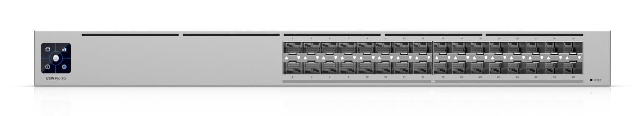 Switch Profesional UniFi 32 porturi SFP28 25G/10G/1G Layer3 Etherlighting™, USW-Pro-XG-Aggregation – Ubiquiti USW-Pro-XG-Aggregation