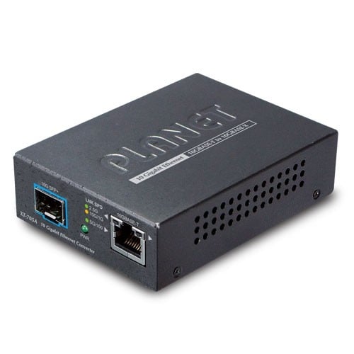 PLANET XT-705A Convertor Media 10G/5G/2.5G/1G/100M la 10GBASE-X SFP+ – PLANET XT-705A