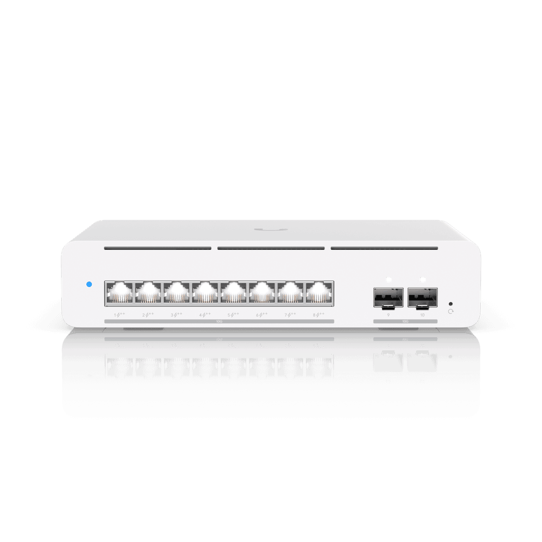 Switch UniFi Ubiquiti 8 porturi GbE PoE++ 2 SFP+ Etherlighting™ Layer3, USW-Pro-XG-8-PoE – Ubiquiti USW-Pro-XG-8-PoE