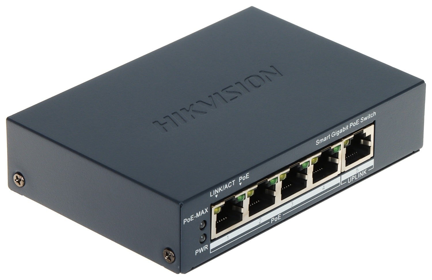 HIKVISION DS-3E1505P-EI – Switch 4 porturi Gigabit PoE, 1 port Uplink, Management - HIKVISION DS-3E1505P-EI Switch 4 porturi Gigabit PoE, 1 port Uplink, Management - HIKVISION DS-3E1505P-EI – HIKVISION DS-3E1505P-EI
