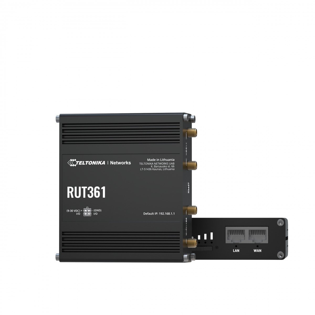 RUT361100000 | Teltonika | Teltonika RUT361 (EU) LTE CAT6 Router rețea celulară Teltonika RUT361 (EU) LTE CAT6 Router rețea celulară