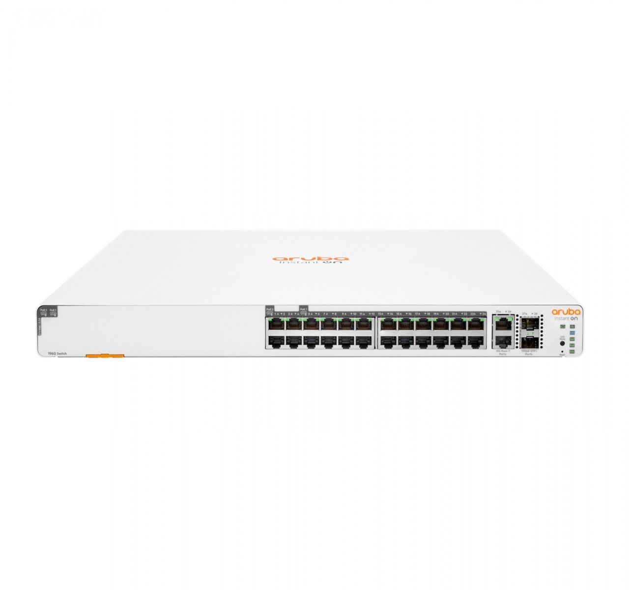 JL807A | HPE | HPE Aruba Instant On 1960 Smart 24G 2XT 2XF PoE+ 370W Switch HPE Aruba Instant On 1960 Smart 24G 2XT 2XF PoE+ 370W Switch