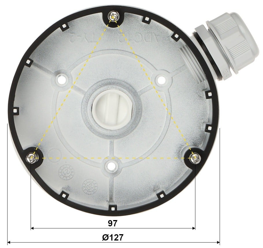 Doza conexiuni pentru camerele tip DOME - HIKVISION DS-1280ZJ-DM8 – HIKVISION DS-1280ZJ-DM8