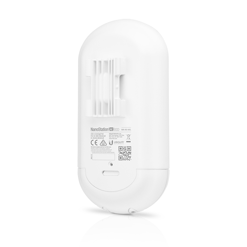Ubiquiti LOCO5AC-5 Networks NanoStation 5AC Loco 450 Mbit/s Alb Power over Ethernet (PoE) Suport