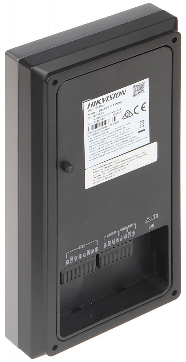 KIT videointerfon pentru o familie, Wi-Fi 2.4Ghz, monitor 7 inch - Hikvision DS-KIS604-S(C) – HIKVISION DS-KIS604-S(C)