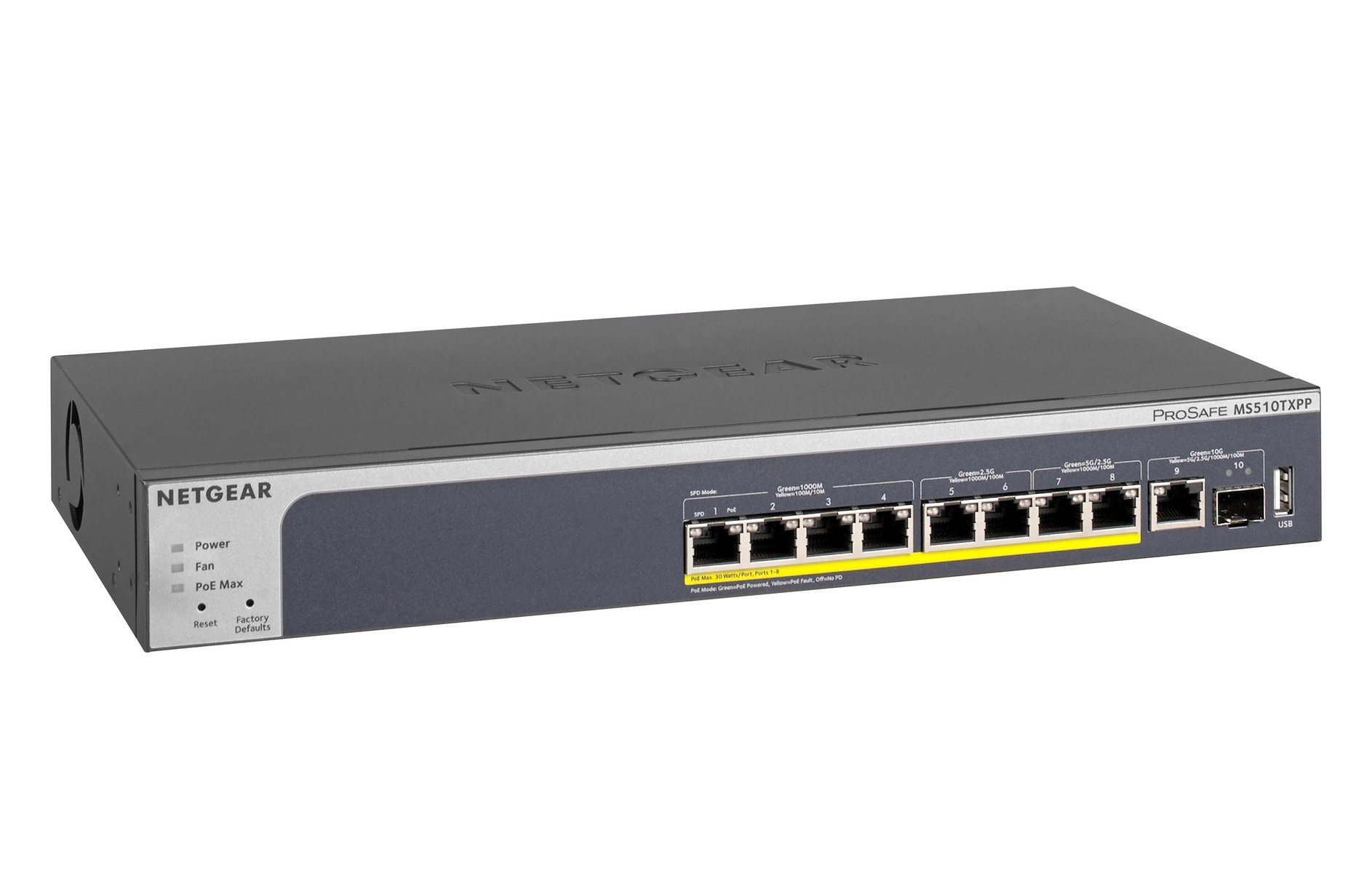 MS510TXPP-100EUS | Netgear | NETGEAR MS510TXPP Gestionate L2/L3/L4 10G Ethernet (100/1000/10000) Power over Ethernet (PoE) Suport Gri NETGEAR MS510TXPP Gestionate L2/L3/L4 10G Ethernet (100/1000/10000) Power over Ethernet (PoE) Suport Gri