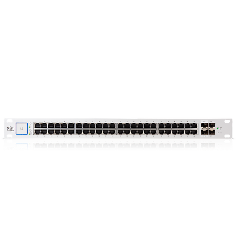 Ubiquiti Networks UniFi US-48-500W switch-uri Gestionate Gigabit Ethernet (10/100/1000) Power over Ethernet (PoE) Suport 1U Argint