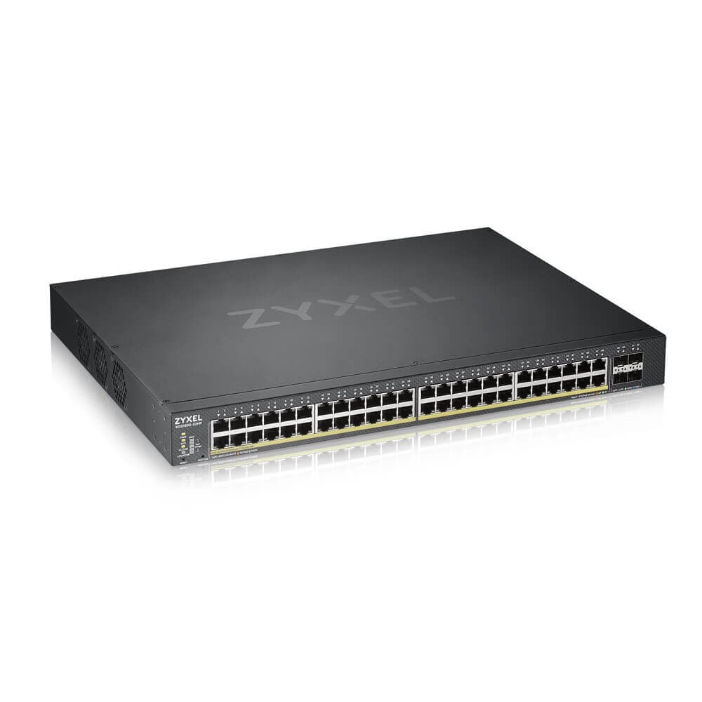 XGS1930-52HP-EU0101F | ZyXEL | Zyxel XGS1930-52HP Gestionate L3 Gigabit Ethernet (10/100/1000) Power over Ethernet (PoE) Suport Negru Zyxel XGS1930-52HP Gestionate L3 Gigabit Ethernet (10/100/1000) Power over Ethernet (PoE) Suport Negru