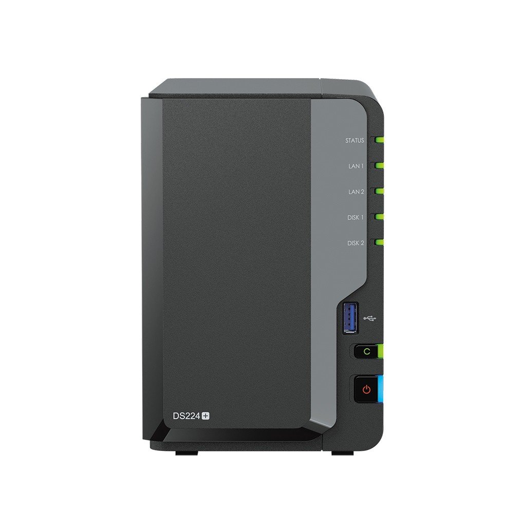 Synology DiskStation DS224+ NAS 2-Bay Intel Celeron J4125 Quad-Core 2.0GHz – Synology DS224+