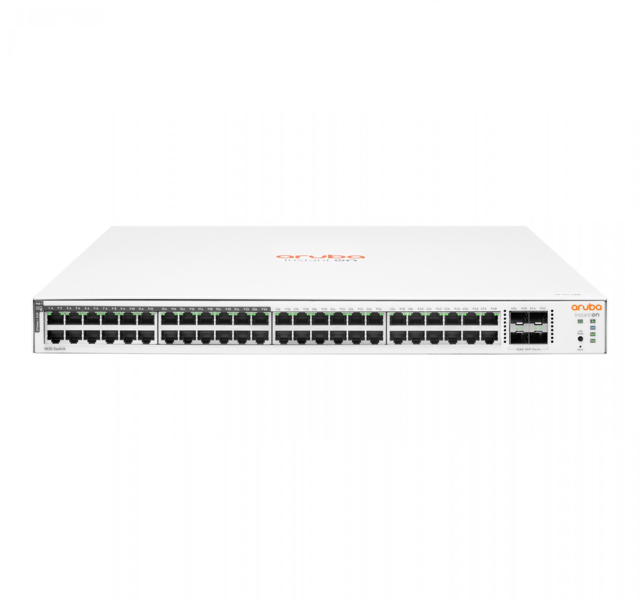 JL815A | HPE | HPE Aruba Instant On 1830 Smart 48G 4SFP PoE+ 370W Switch HPE Aruba Instant On 1830 Smart 48G 4SFP PoE+ 370W Switch