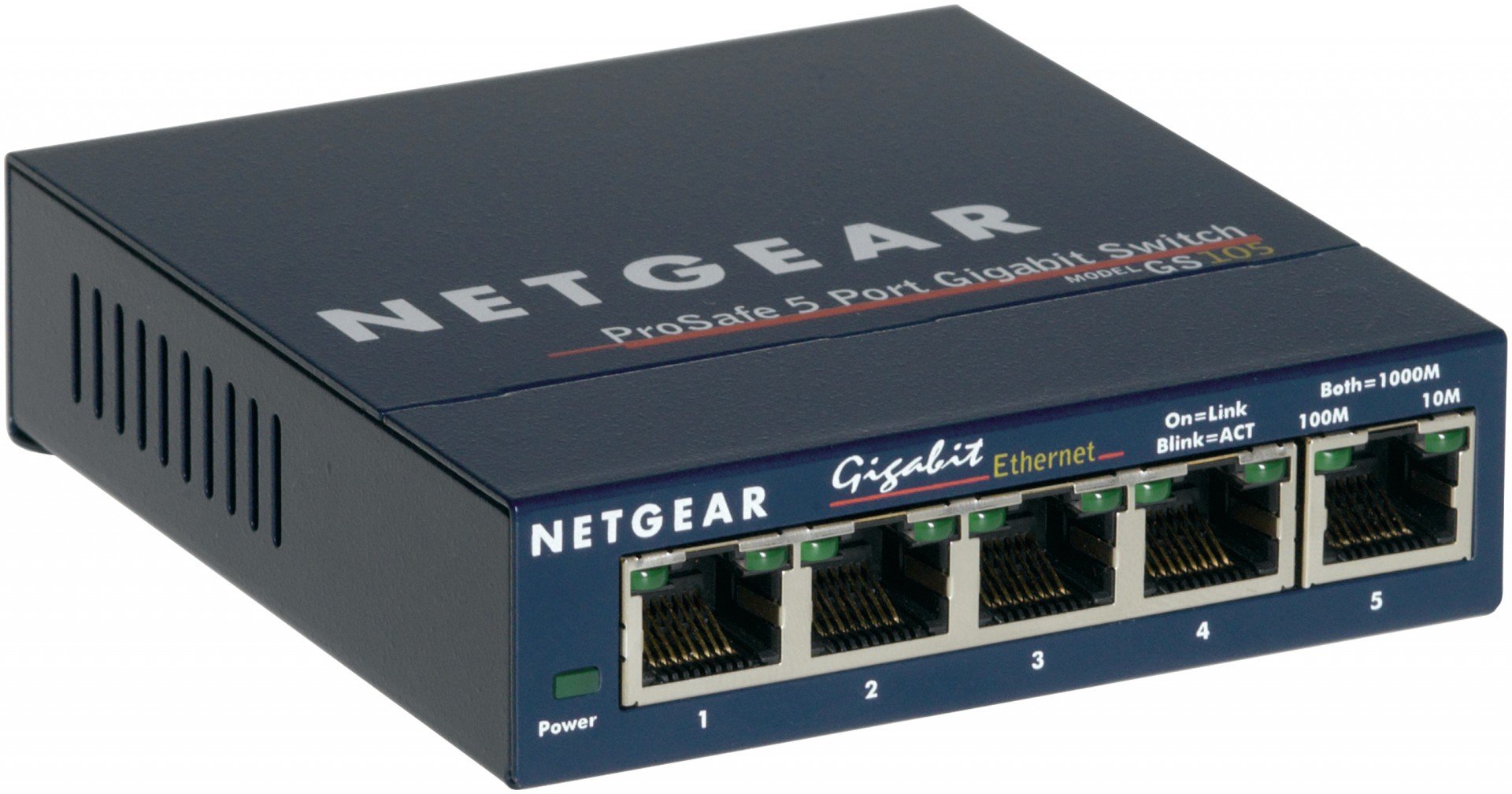 GS105GE | Netgear | NETGEAR GS105 Fara management Gigabit Ethernet (10/100/1000) Albastru NETGEAR GS105 Fara management Gigabit Ethernet (10/100/1000) Albastru