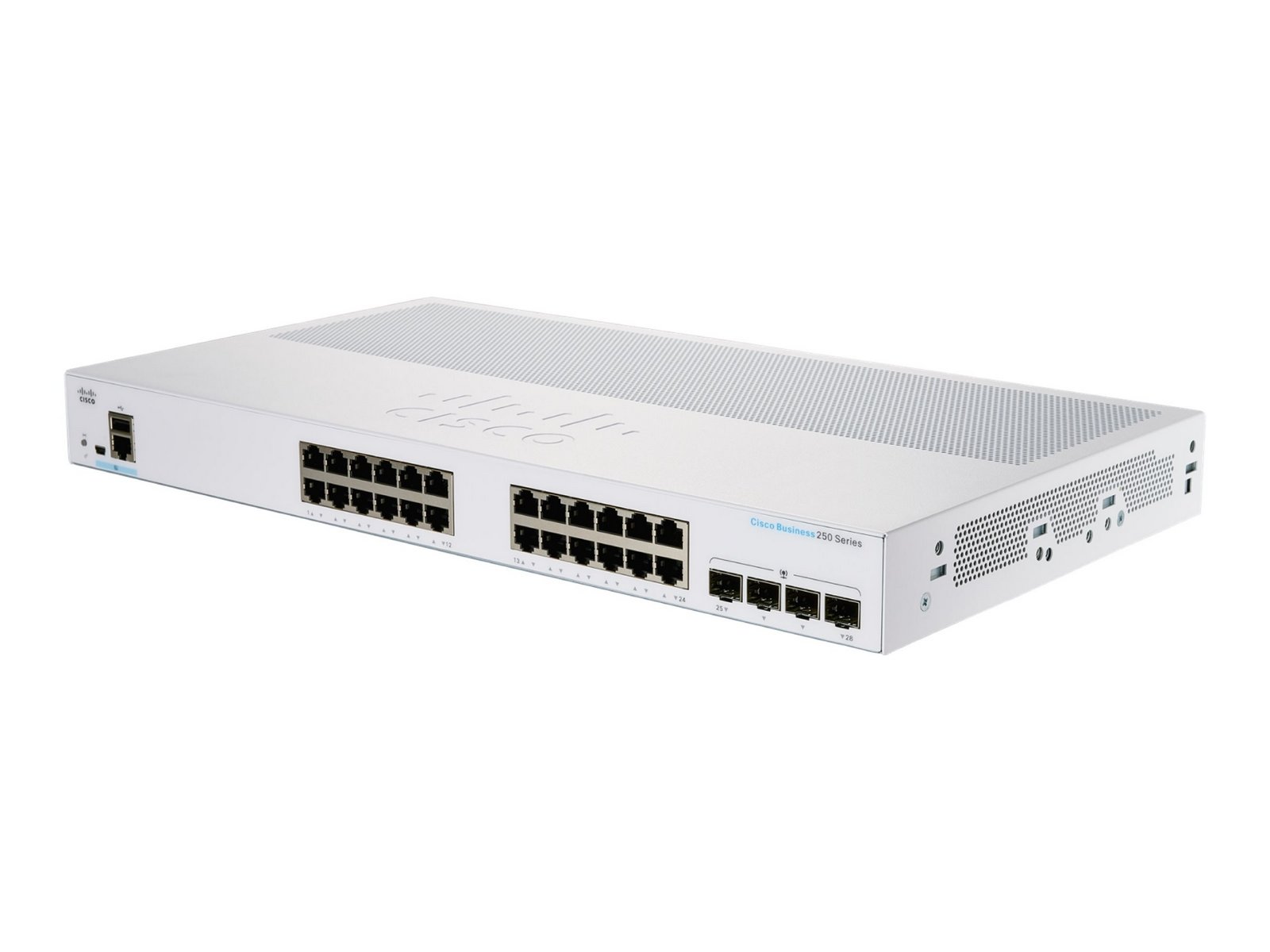 CBS250-24PP-4G-EU | Cisco | Cisco CBS250-24PP-4G-EU Smart 24-port GE, Partial PoE+ 100W, 4x1G SFP Cisco CBS250-24PP-4G-EU Smart 24-port GE, Partial PoE+ 100W, 4x1G SFP