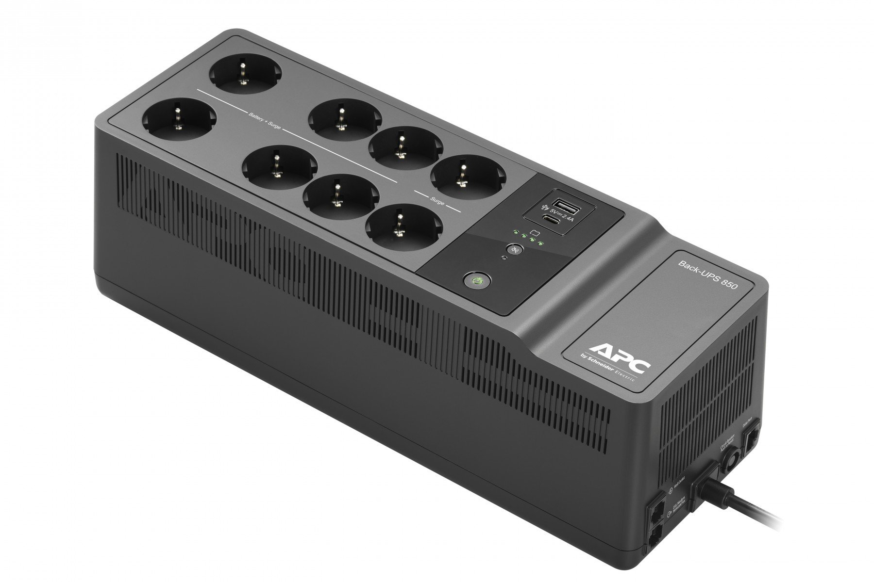 BE850G2-GR | APC | APC BE850G2-GR surse neîntreruptibile de curent (UPS) Standby (Offline) 0,85 kVA 520 W 8 ieșire(i) AC APC BE850G2-GR surse neîntreruptibile de curent (UPS) Standby (Offline) 0,85 kVA 520 W 8 ieșire(i) AC