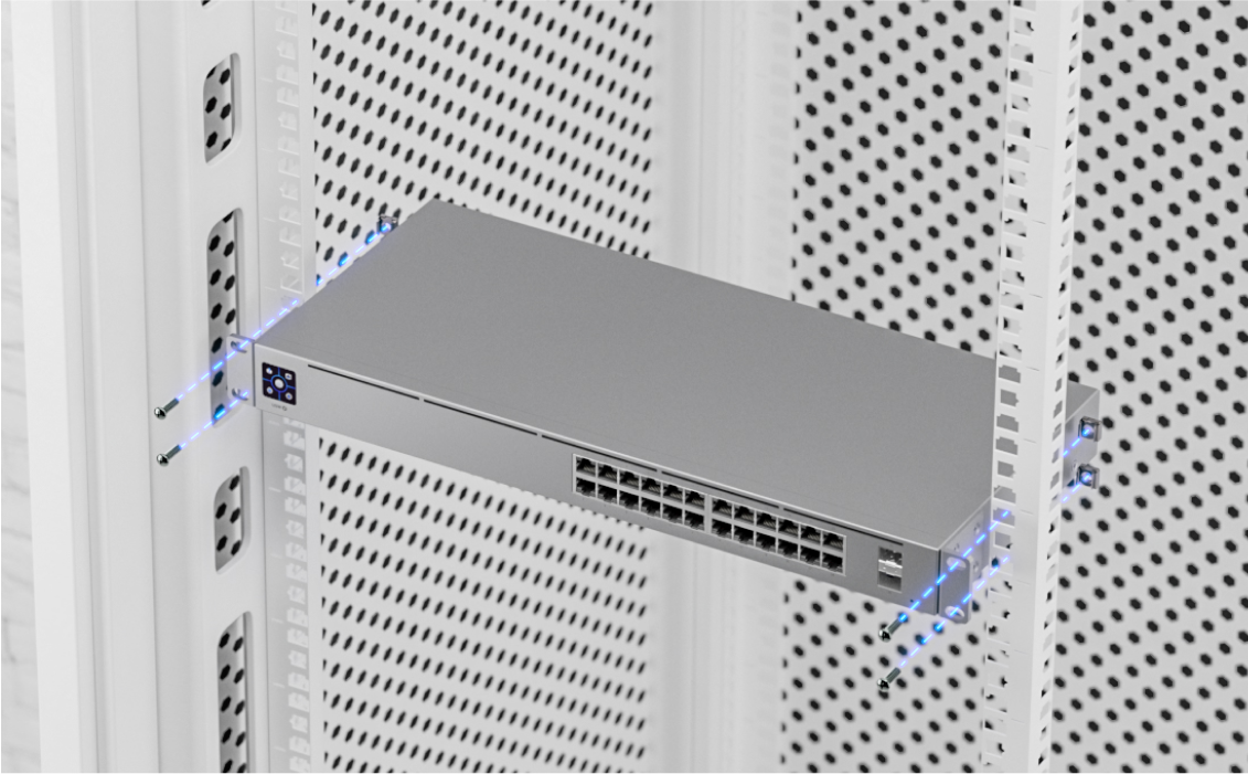 Ubiquiti USW-24-POE UniFi 24-Port PoE Gestionate L2/L3 Gigabit Ethernet (10/100/1000) Power over Ethernet (PoE) Suport 1U Argint