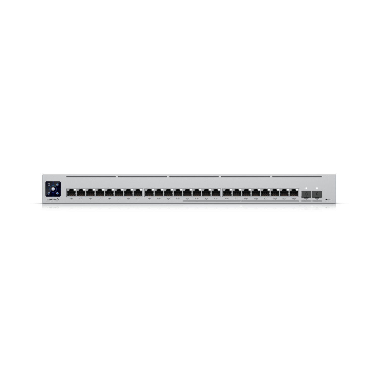 Ubiquiti Networks USW-ENTERPRISE-24-POE switch-uri Gestionate L3 Gigabit Ethernet (10/100/1000) Power over Ethernet (PoE) Suport Argint