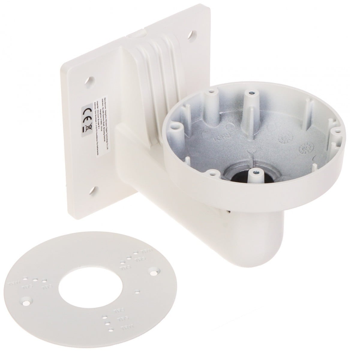 Suport de perete pentru cameră Dome, aliaj de aluminiu și oțel, alb, Hikvision - DS-1272ZJ-110-TRS – HIKVISION DS-1272ZJ-110-TRS
