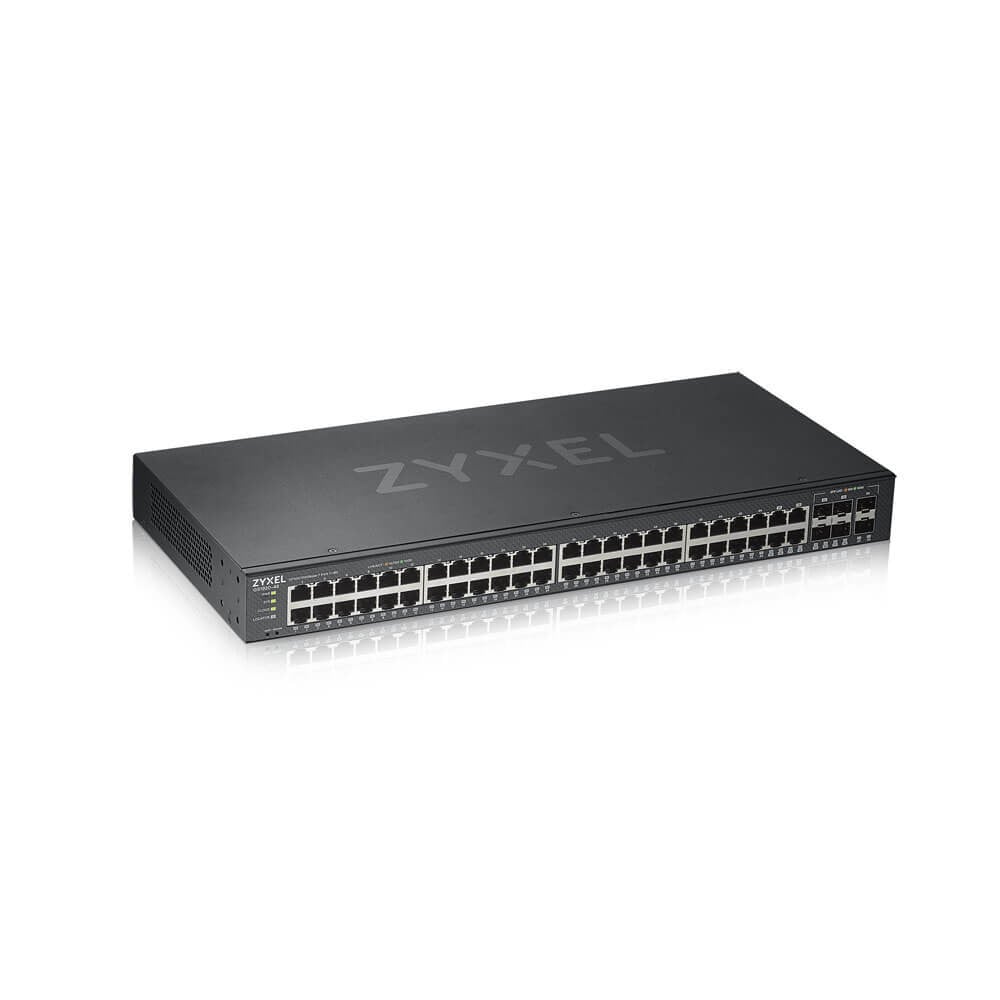 GS1920-48V2-EU0101F | ZyXEL | Zyxel GS1920-48V2 Gestionate Gigabit Ethernet (10/100/1000) Negru Zyxel GS1920-48V2 Gestionate Gigabit Ethernet (10/100/1000) Negru