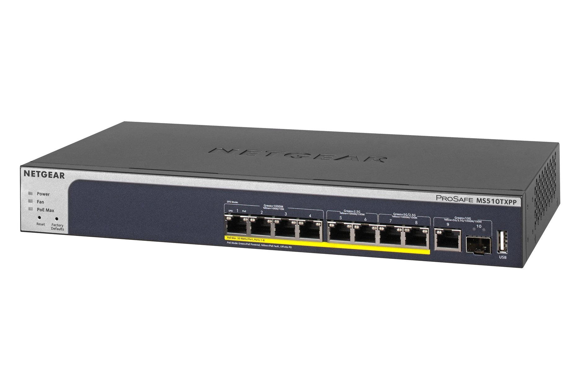 MS510TXPP-100EUS | Netgear | NETGEAR MS510TXPP Gestionate L2/L3/L4 10G Ethernet (100/1000/10000) Power over Ethernet (PoE) Suport Gri NETGEAR MS510TXPP Gestionate L2/L3/L4 10G Ethernet (100/1000/10000) Power over Ethernet (PoE) Suport Gri
