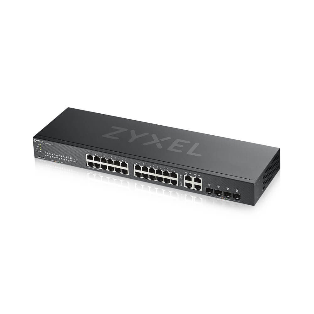 GS1920-24V2-EU0101F | ZyXEL | Zyxel GS1920-24V2 Gestionate Gigabit Ethernet (10/100/1000) Negru Zyxel GS1920-24V2 Gestionate Gigabit Ethernet (10/100/1000) Negru