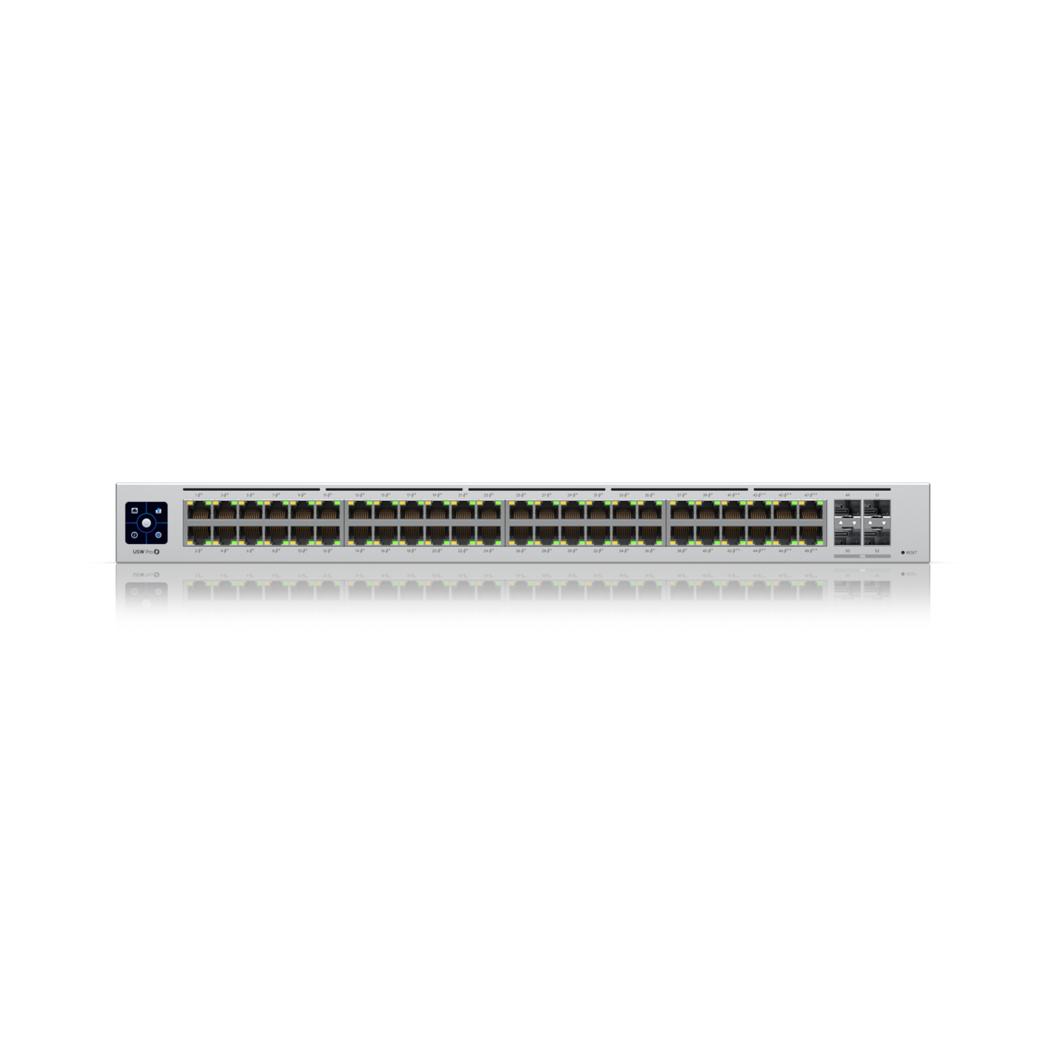 Ubiquiti USW-Pro-48-POE Networks UniFi Pro 48-Port PoE Gestionate L2/L3 Gigabit Ethernet (10/100/1000) Power over Ethernet (PoE) Suport 1U Argint