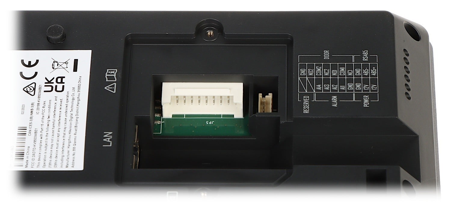 Stație de ușă IP cu recunoaștere facială, ecran tactil 4,3 inch, 2 camere 2MP, PoE, IP65, Hikvision - DS-KV9503-WBE1 – HIKVISION DS-KV9503-WBE1
