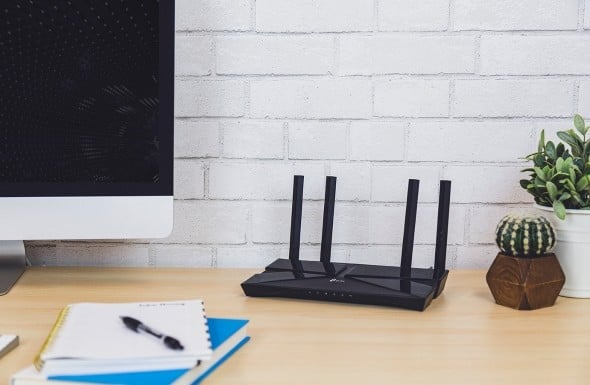 TP-Link Archer AX1500 router wireless Gigabit Ethernet Bandă dublă (2.4 GHz/ 5 GHz) Negru