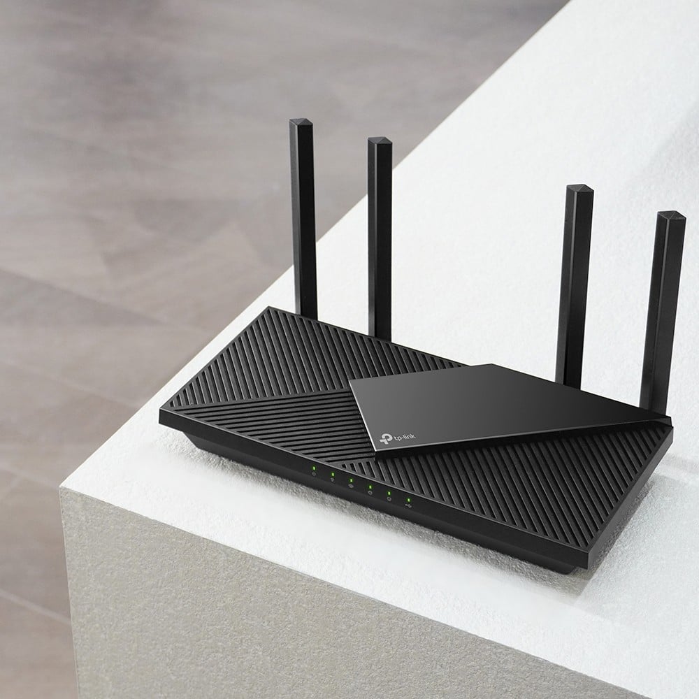 TP-Link Archer AX55 Pro router wireless Gigabit Ethernet Bandă dublă (2.4 GHz/ 5 GHz) Negru